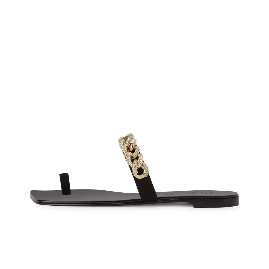 Giuseppe Zanotti Berenicee Chain Leather Sandals Women's