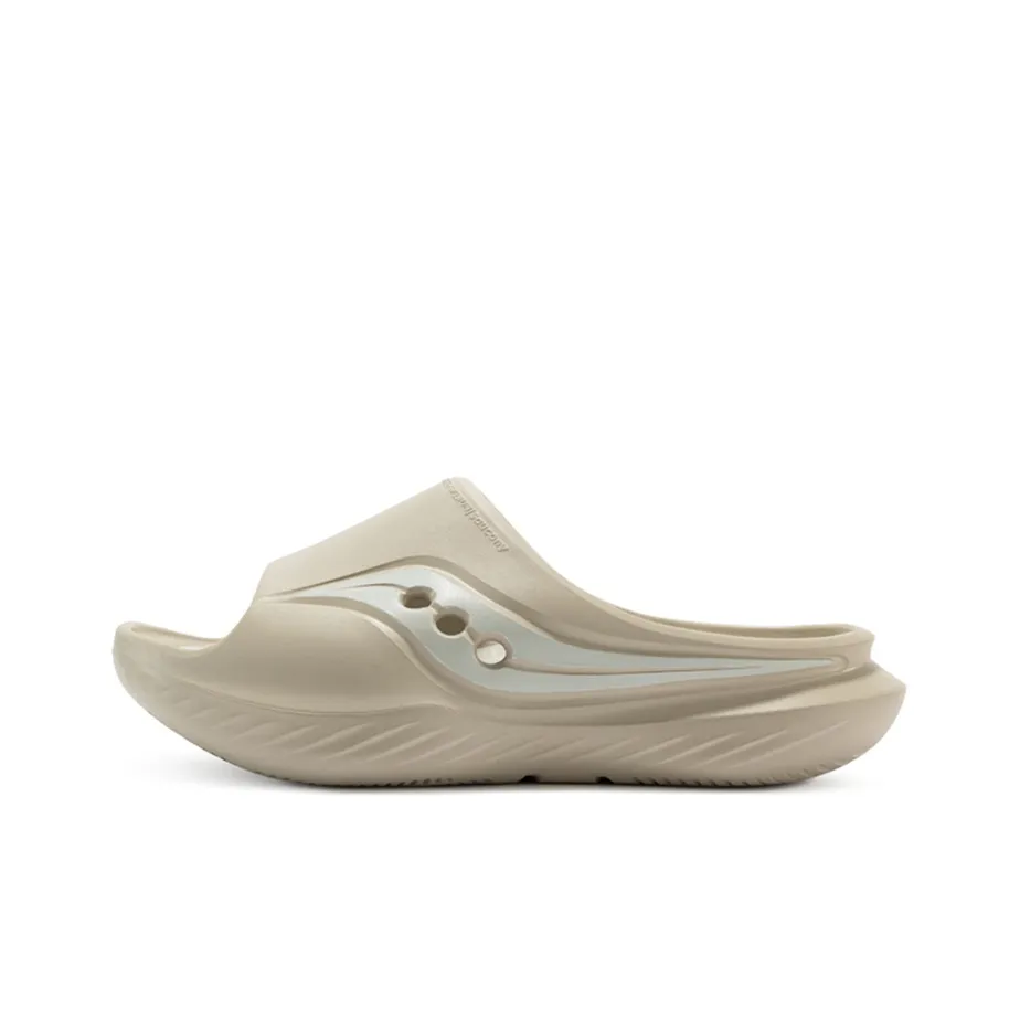 Saucony Cradle EVA Slip Resistant Abrasion Resistant Casual Slippers Unisex Beige