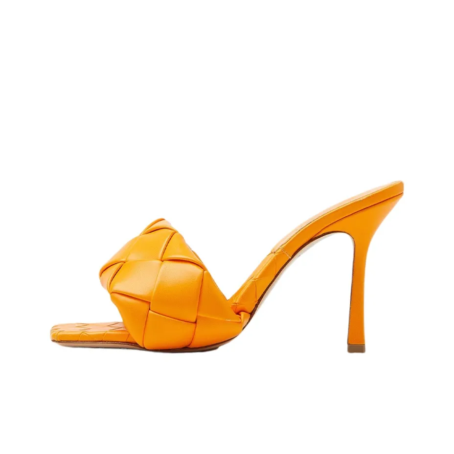 Bottega Veneta Lido Stylish Sandals Women's Orange