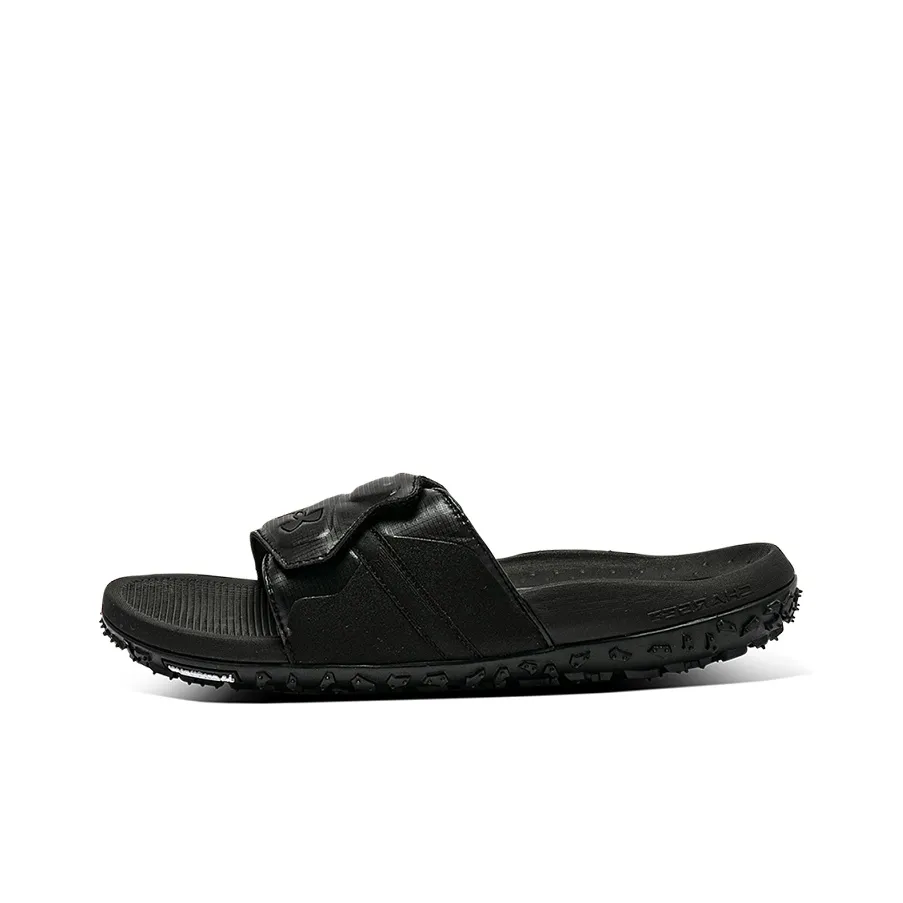 Under Armour Slip-resistant Slippers Men's Black Under Armour Противоскользящие Слипоны Мужские Черные