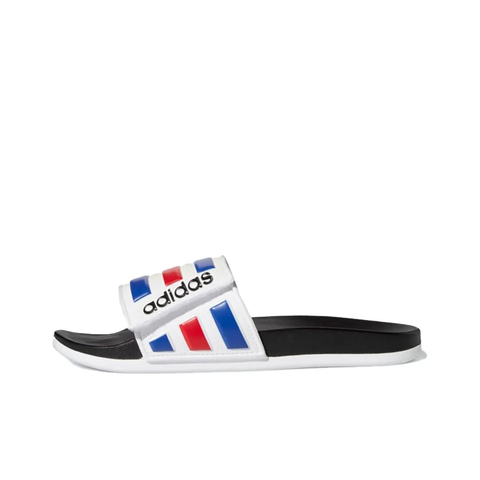 Adidas Adilette Comfort Adjustable Slide 'White Royal Scarlet'