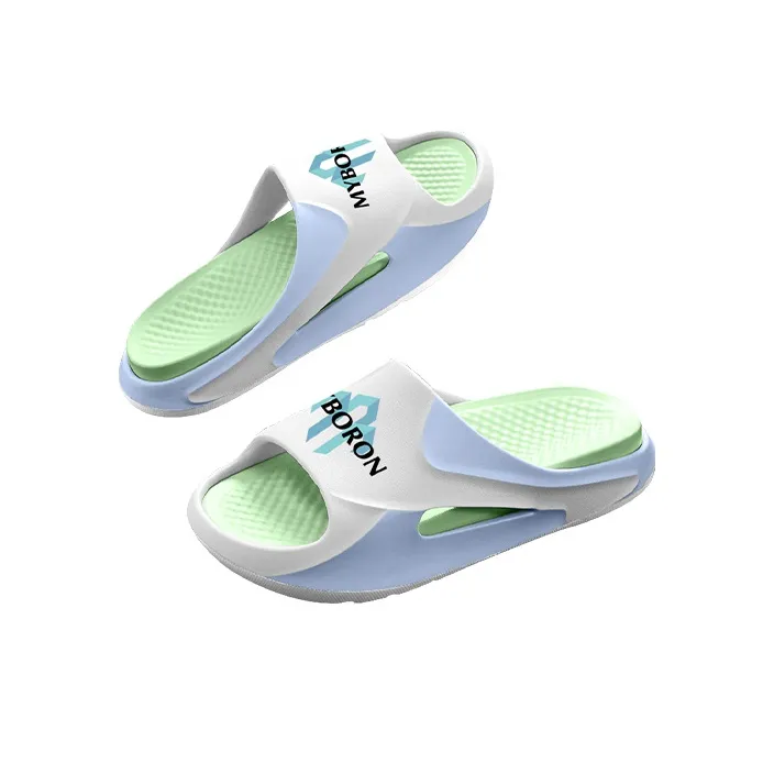 MYBORON Тихий Шлепанцы Унисекс Синий Зеленый