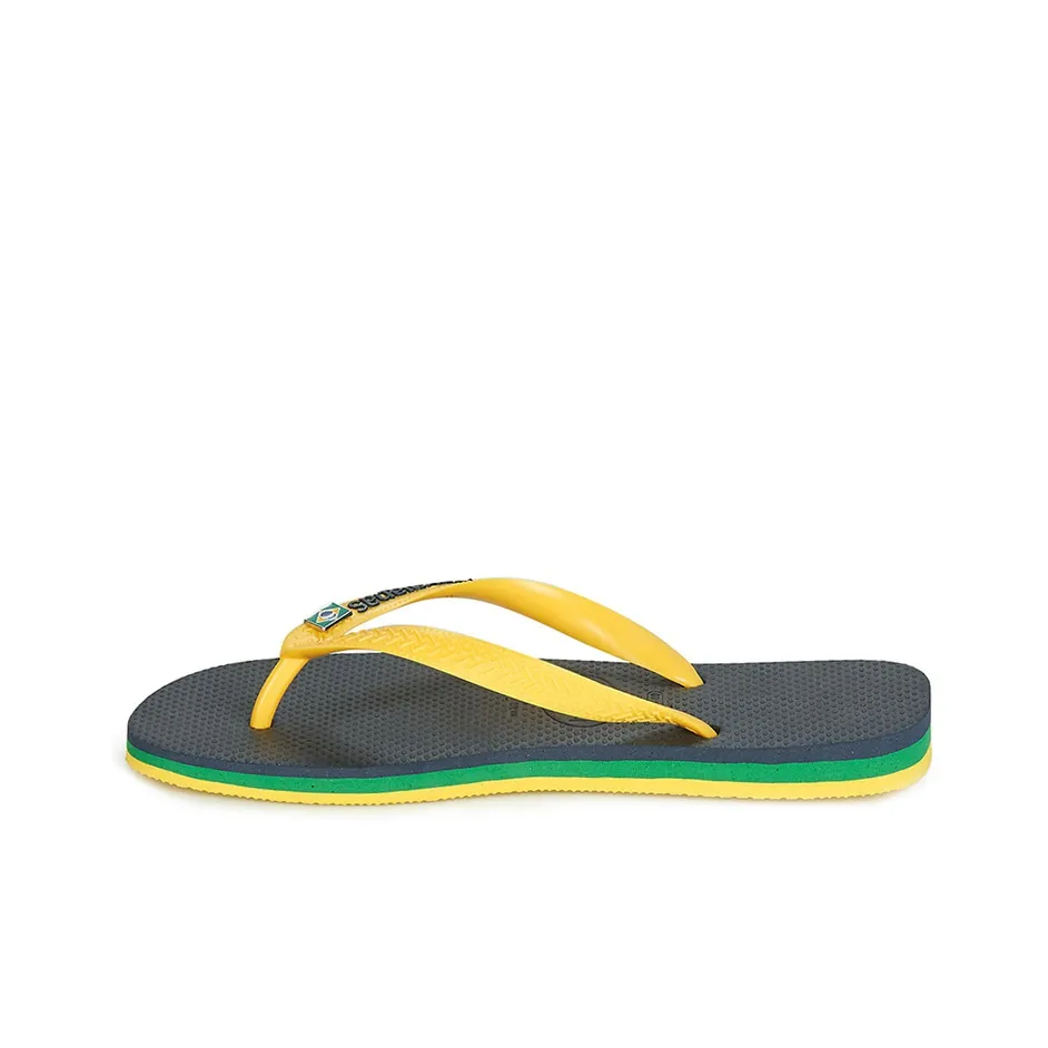 Havaianas Гаванский Стильный Сандалы Унисекс Синий Желтый