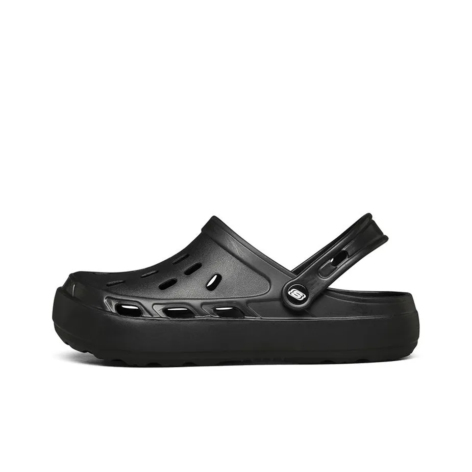 Skechers Swifters Minimalistic Cozy Sports Slippers Pure Black