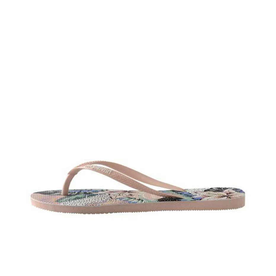 Havaianas Slim Floral Dots Stylish Sandals Women's Pink