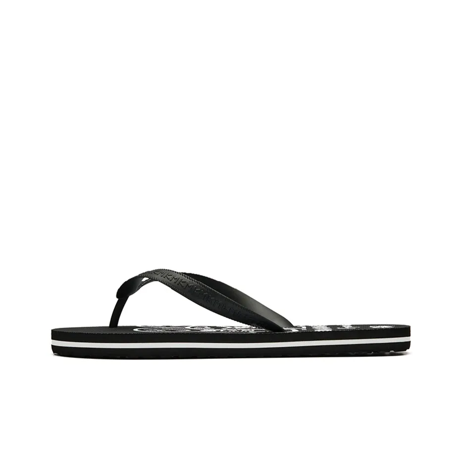 Anta Life Collection Slide Slippers Men's Black White
