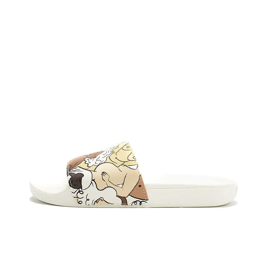 Vans CoppaFeel X Vans Slide On Slippers White Women's