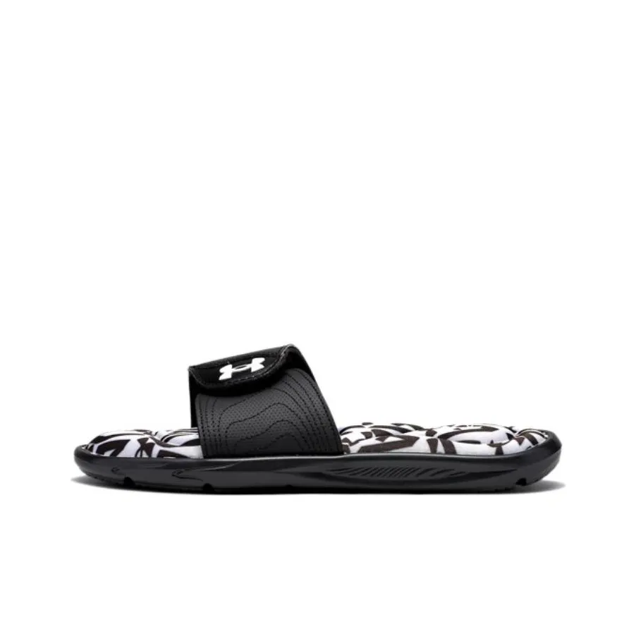 Under Armour Ignite 6 Graphic Footbed Slide 'Halo Grey Black' Women's