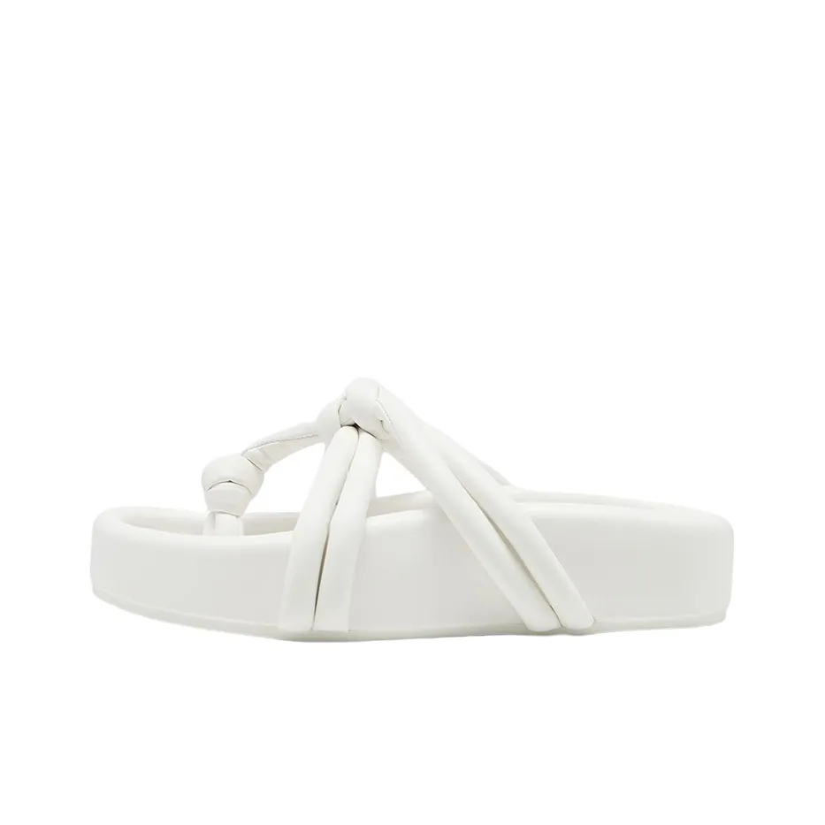 MM6 Maison Margiela совместный бренд Шлепанцы Женские Белые