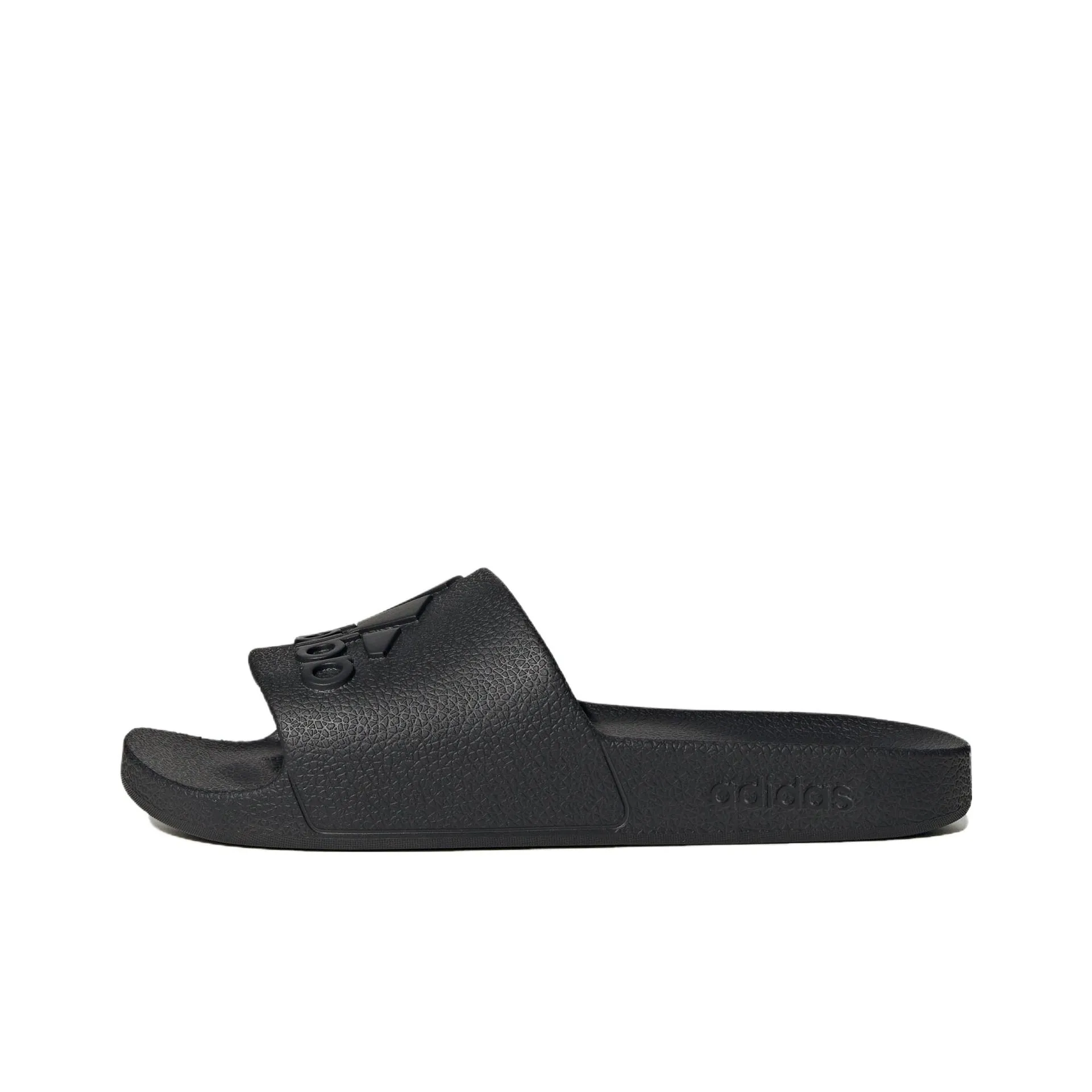 Adidas Adilette Aqua Slides Core Black Logo