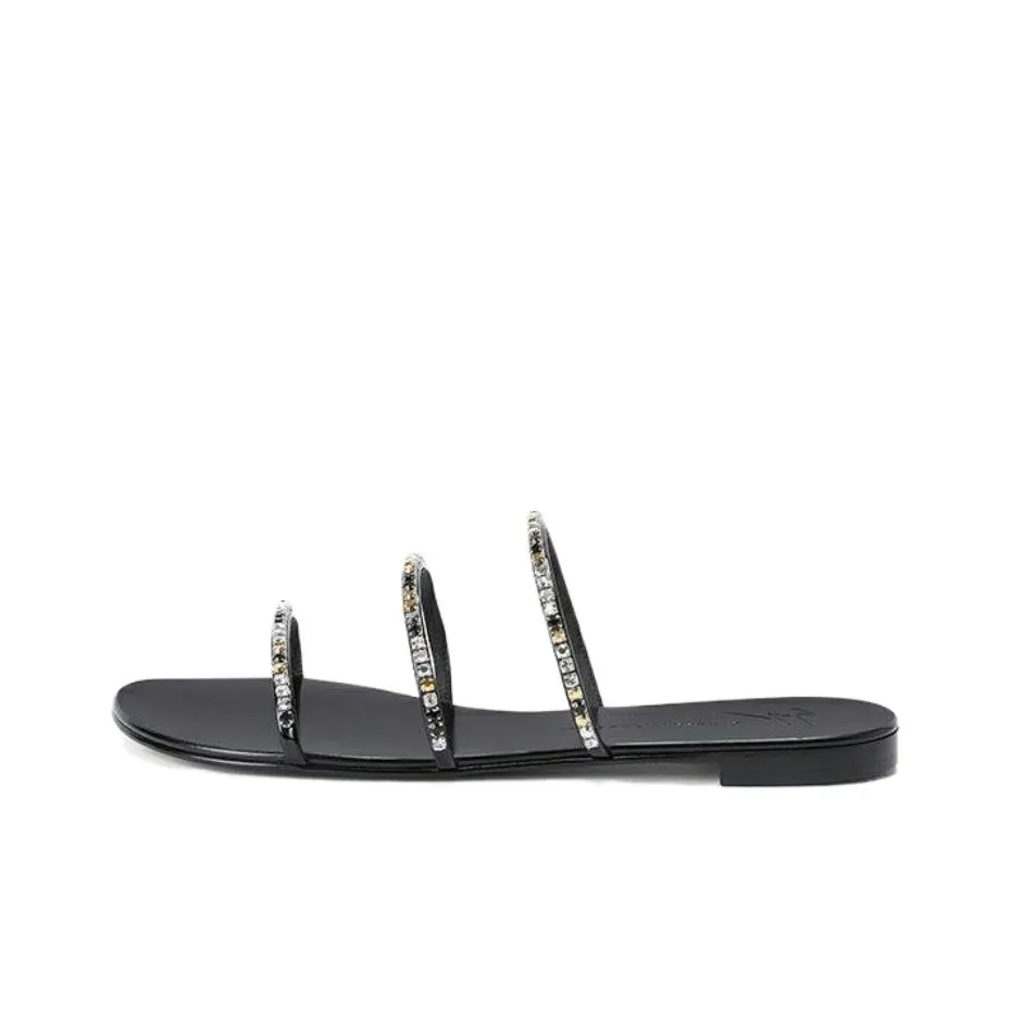 Giuseppe Zanotti Dark Colorful Embellished Sandals Women's
