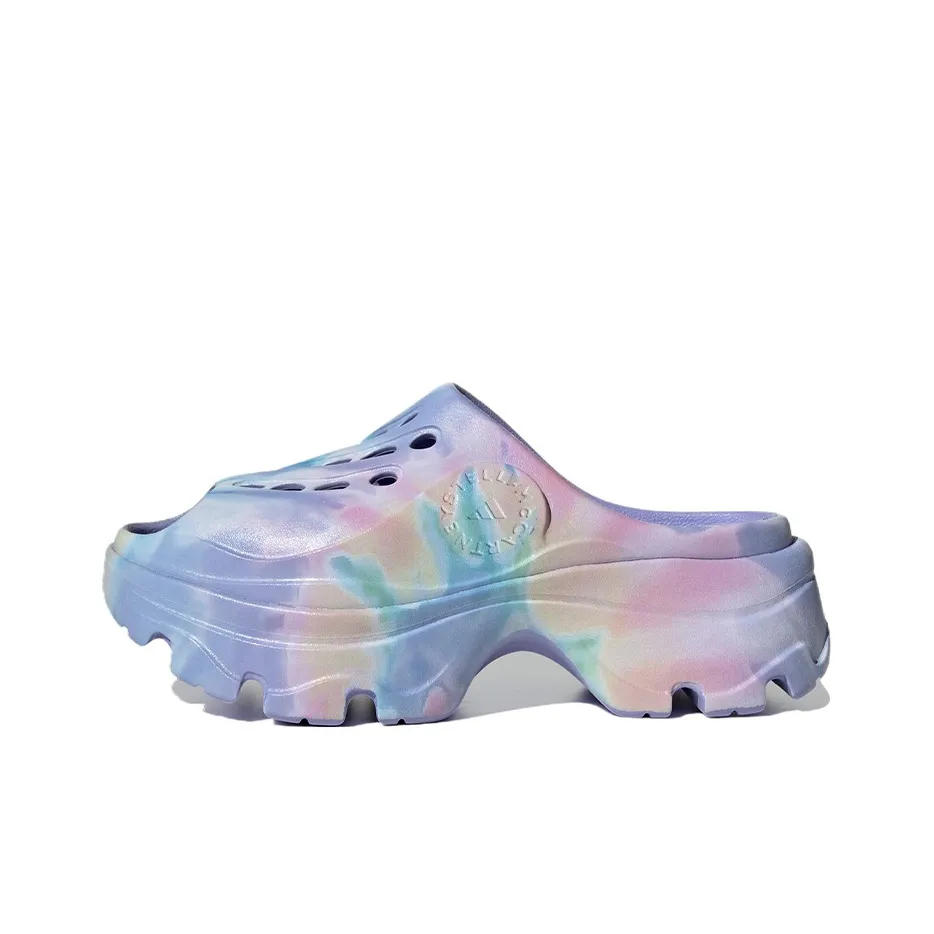 Stella McCartney x Adidas SMC противоскользящие шлепанцы женские фиолетово-розовые