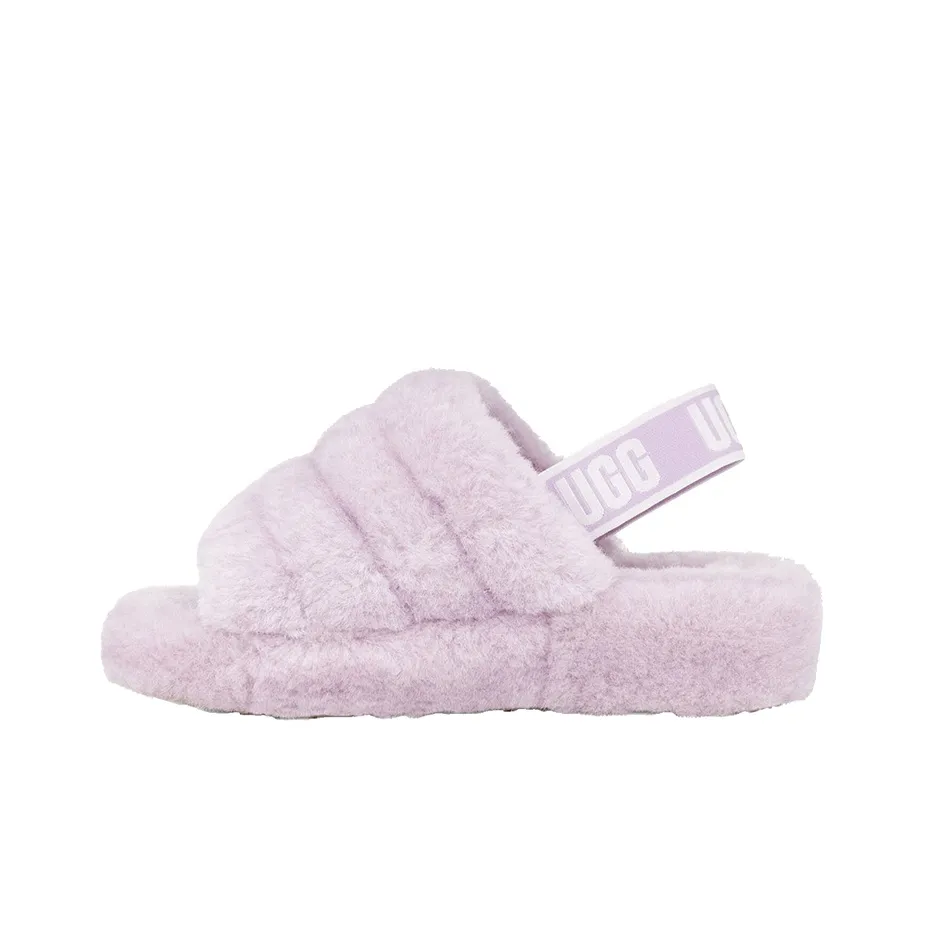 UGG FLUFF YEAH Стильные Сандалии Женские California Фиолетовый