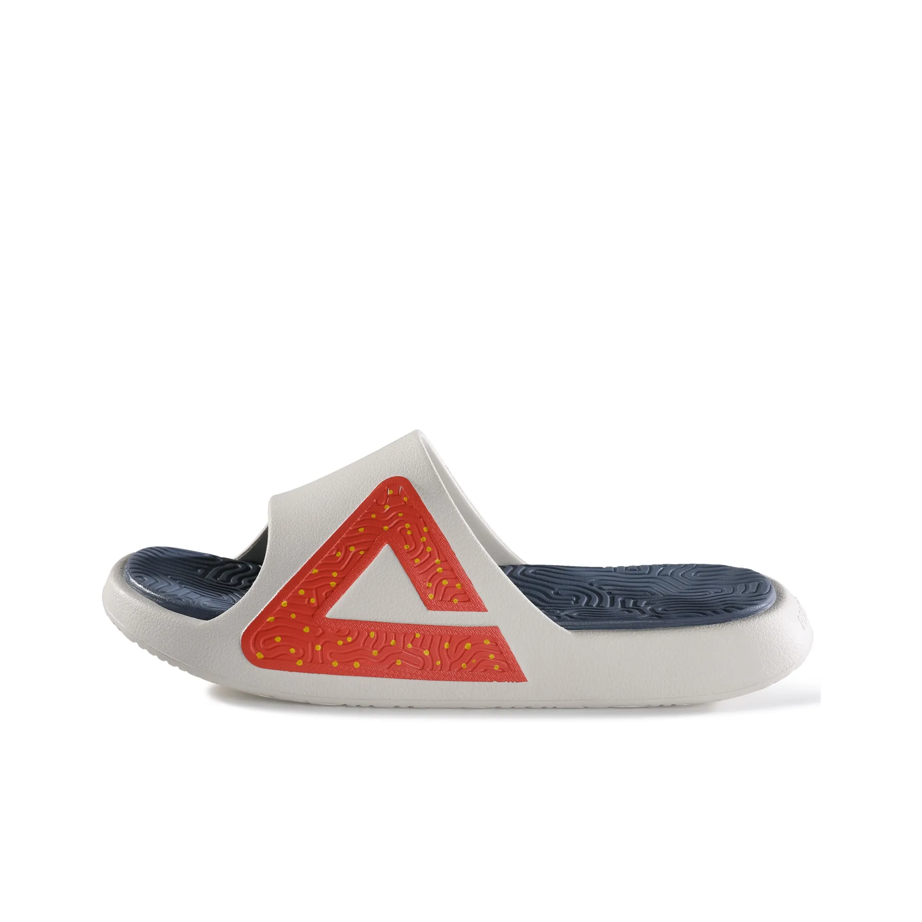 PEAK Tai Ji1.0 Slide Slippers Men's Ecru Colorful Blue