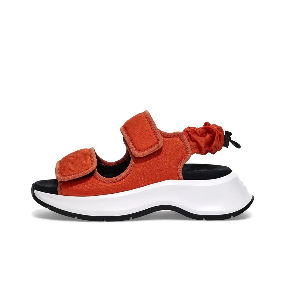 HOGAN H598 Пляжные сандалии Женские Оранжевые