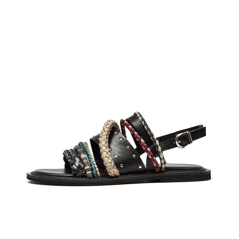 Beau Today Богемный стиль Римские сандалии Женские