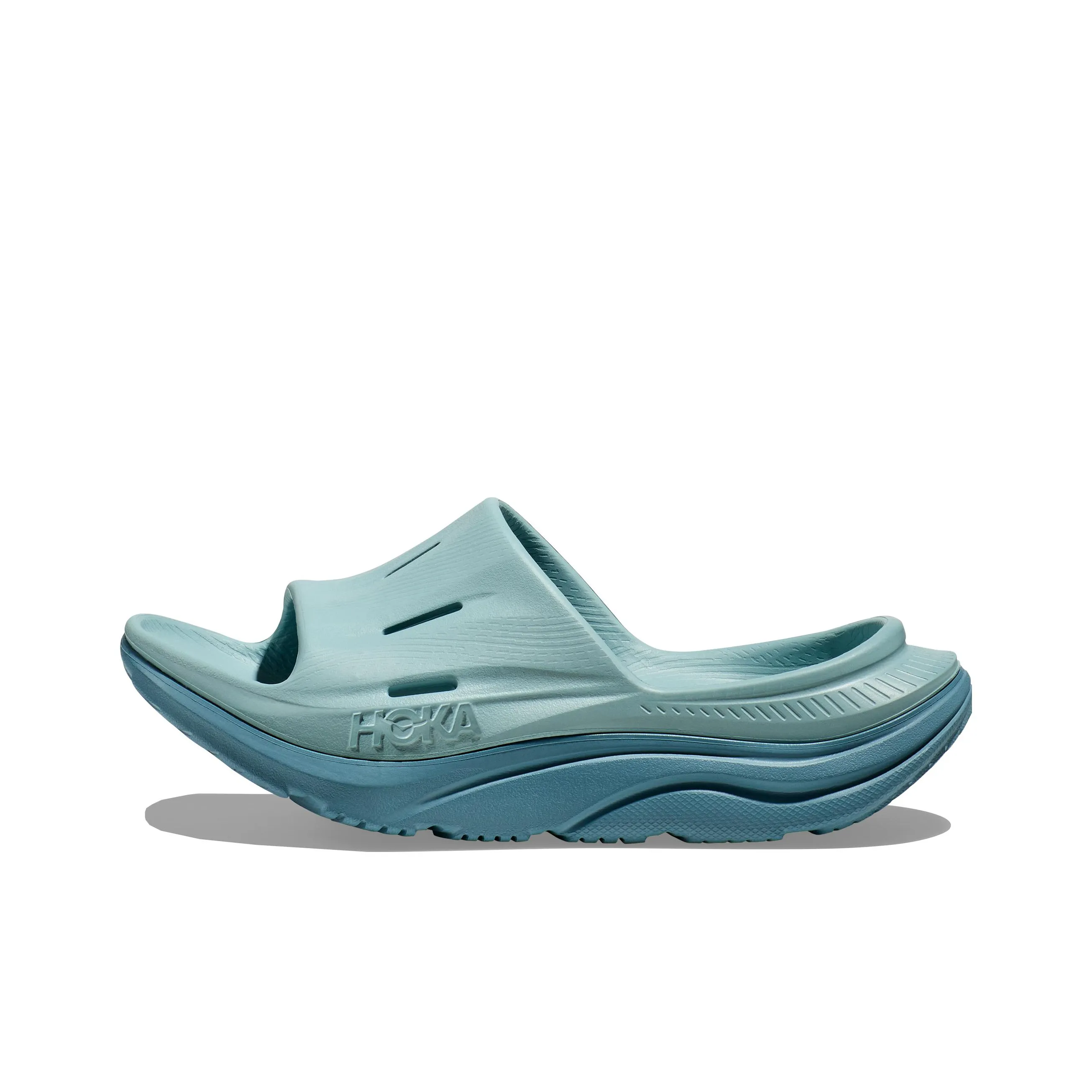 HOKA Men's Sky Toa Gore-Tex Hiking Shoes in Charcoal Gray Fiesta Ora Recovery Slide 3 'Cloud Blue'