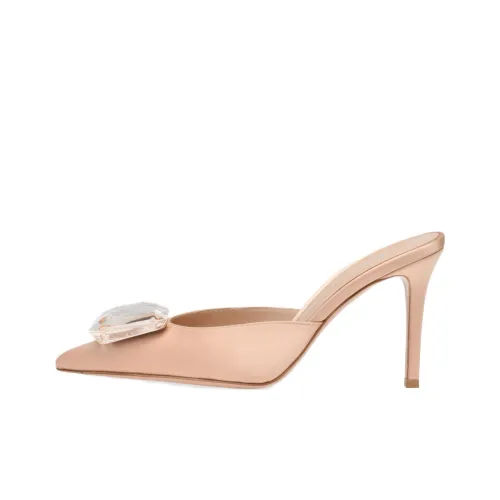 GIANVITO ROSSI Домашние тапочки Розовые Женские
