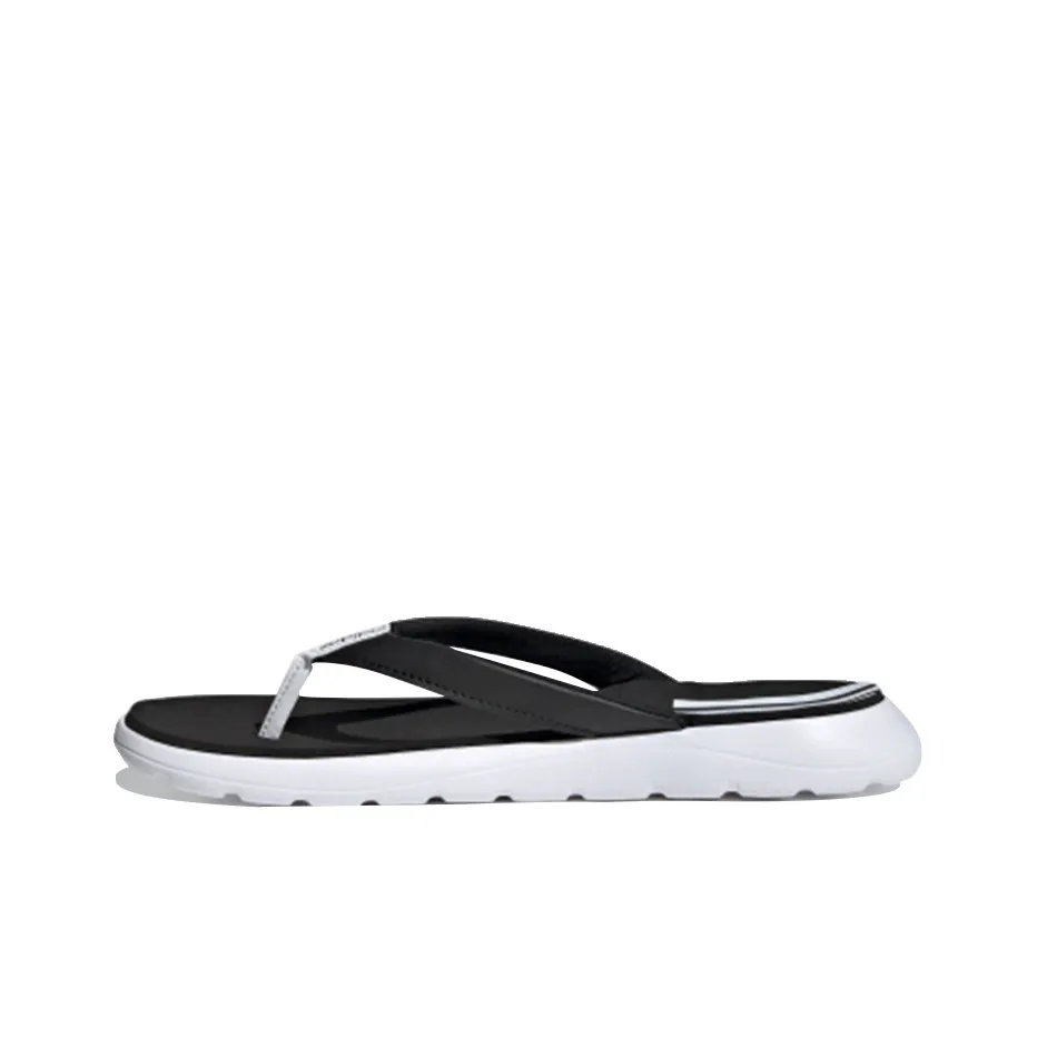 Adidas Comfort Flip Flop 'White Black' Women's