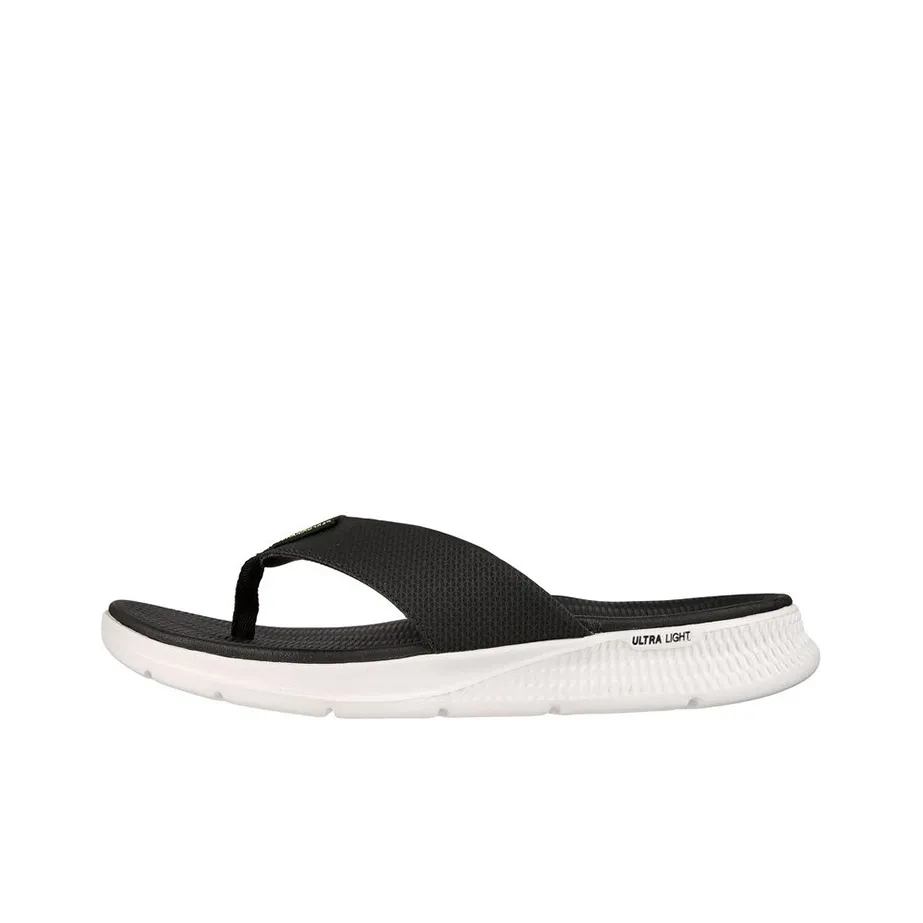 Skechers Go Consistent Sandal EVA Quiet Slide Slippers Men's Black White