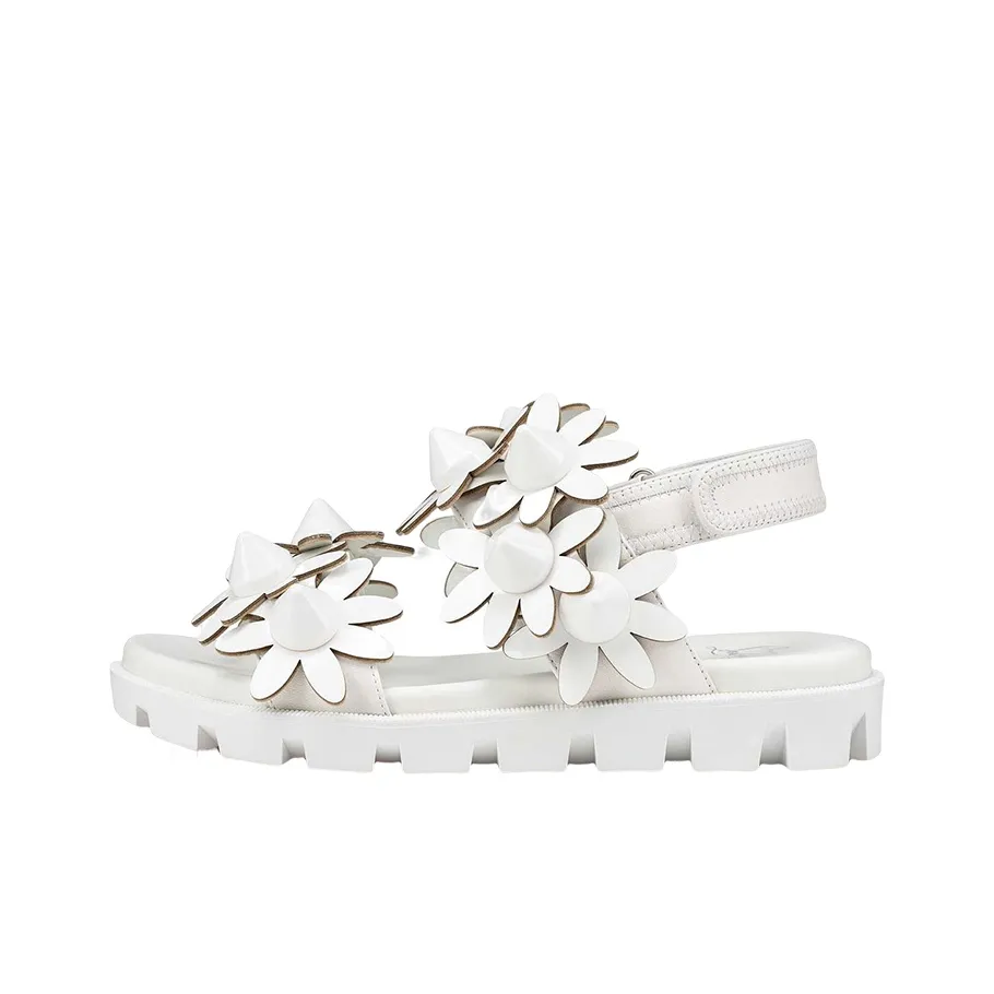 CL LUBOTING Strap Sandals Grau Women's White