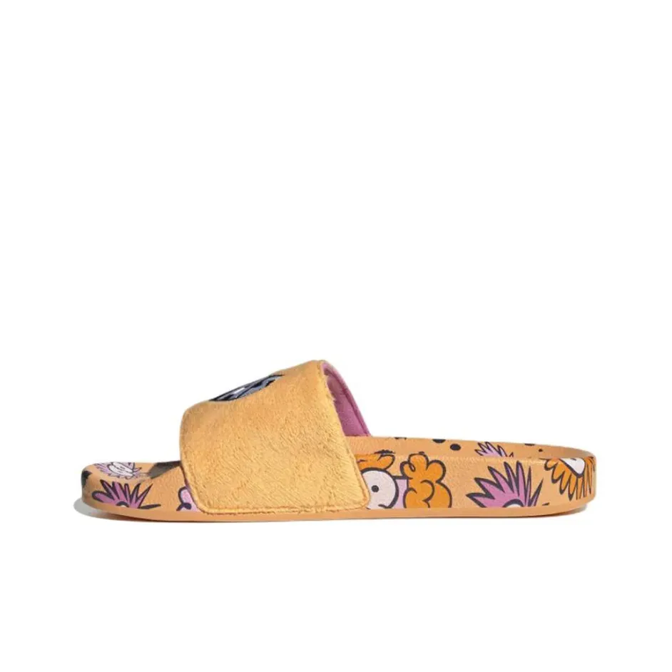 Adidas Originals Adilette Slides Kevin Lyons Hazy Orange Cloud White Shadow Navy
