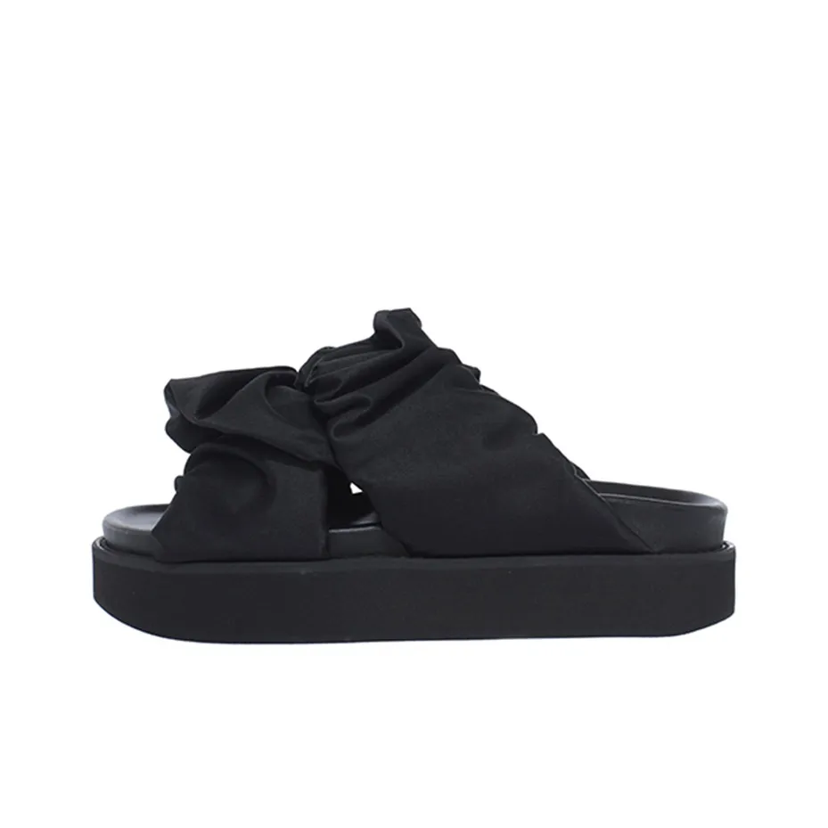 GANNI Slide Slippers Women's Black