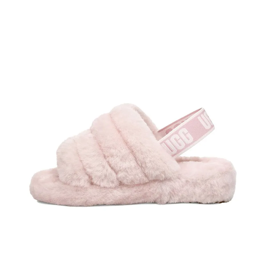UGG Fluff Yeah Slide Thick Sole Shoe Pink Women
s