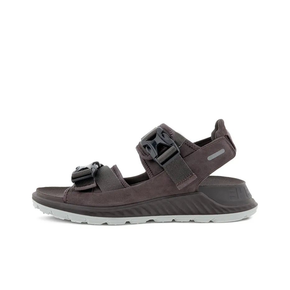 Ecco Exowrap 2 Stylish Sandals Men's Gray