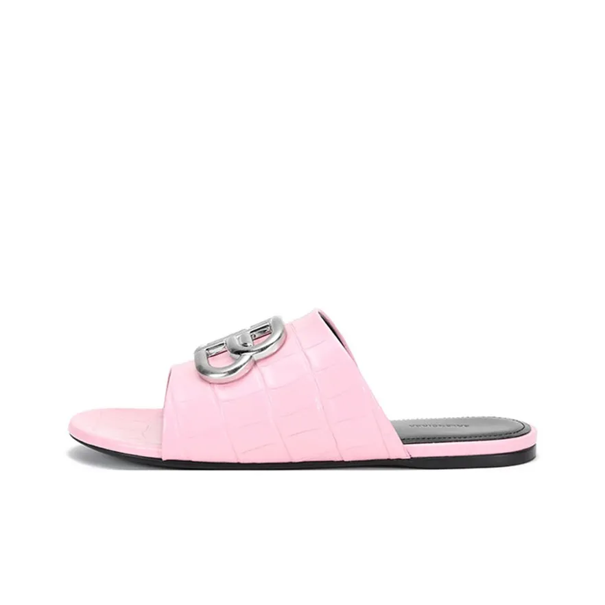 Balenciaga Bb Cosy Mules 'Pink Black' Women's