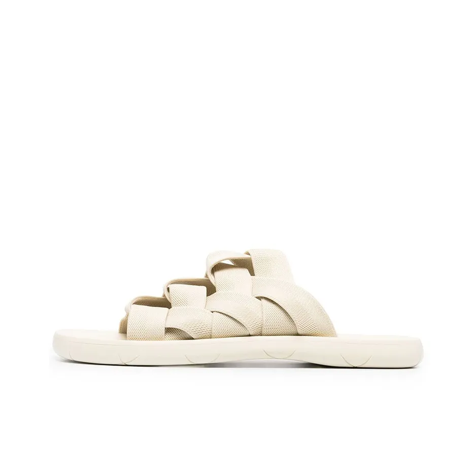 Bottega Veneta Plat Slide Slippers Men's Sea Salt Color