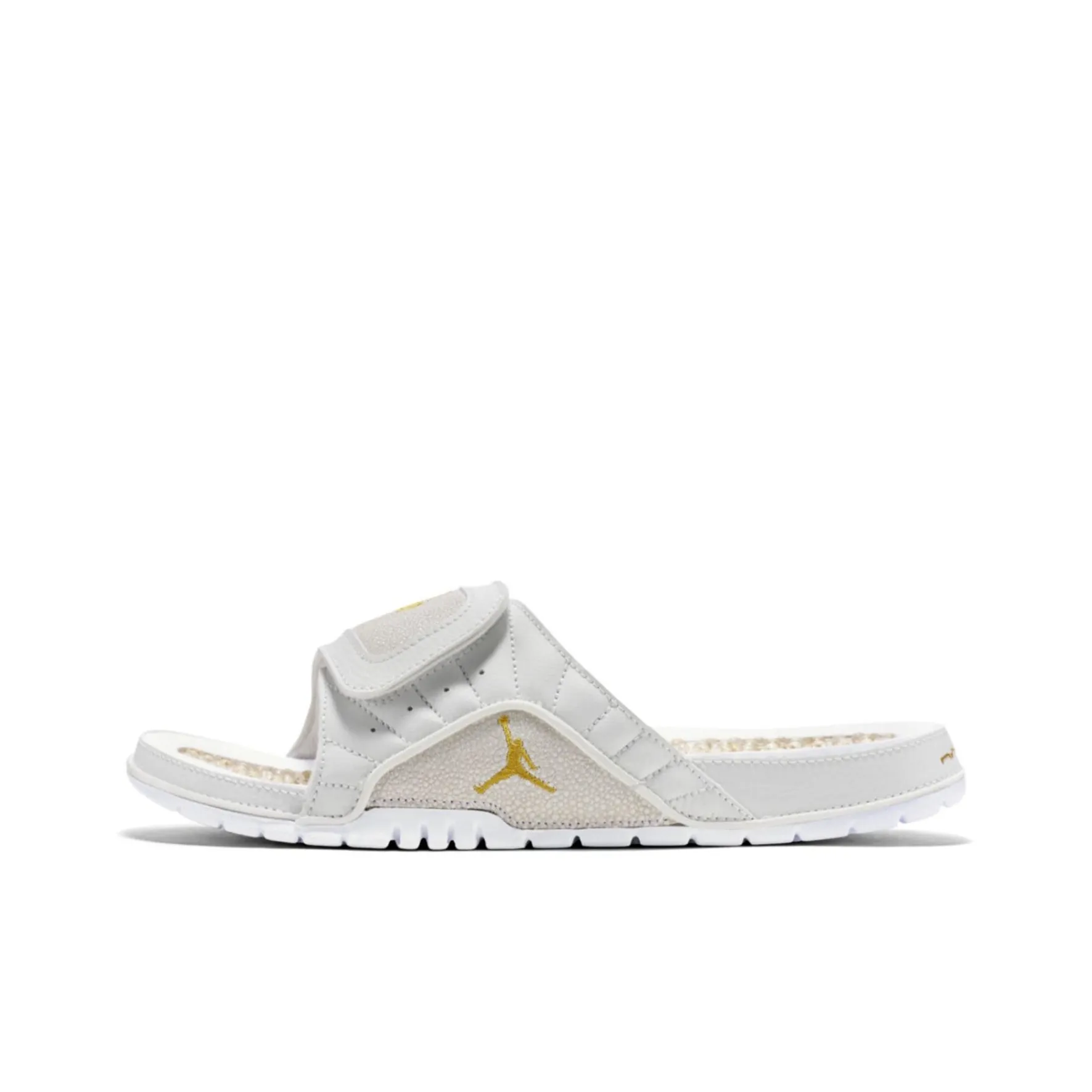 Jordan Slide Slippers Men White/Gold/White