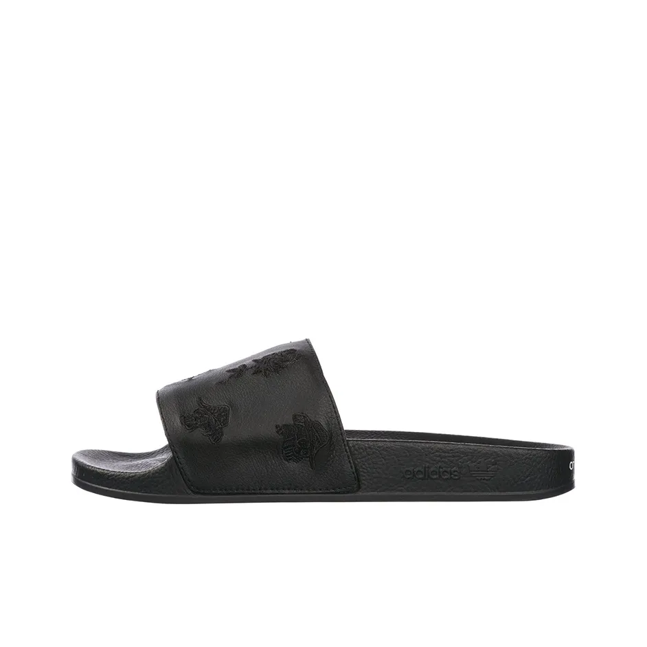 Adidas Y 3 Adilette Rose Black