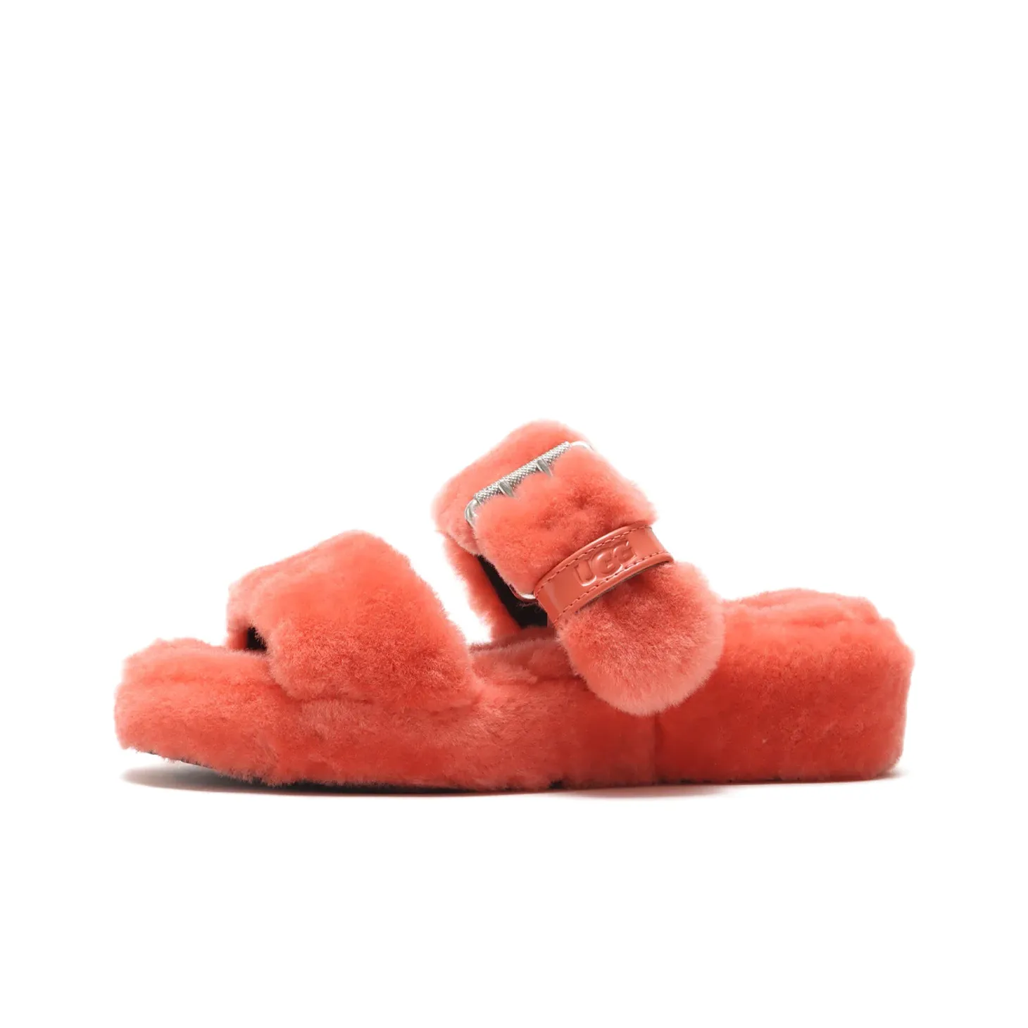 UGG Fuzz Yeah Повседневные Сандалии Женские Розовые