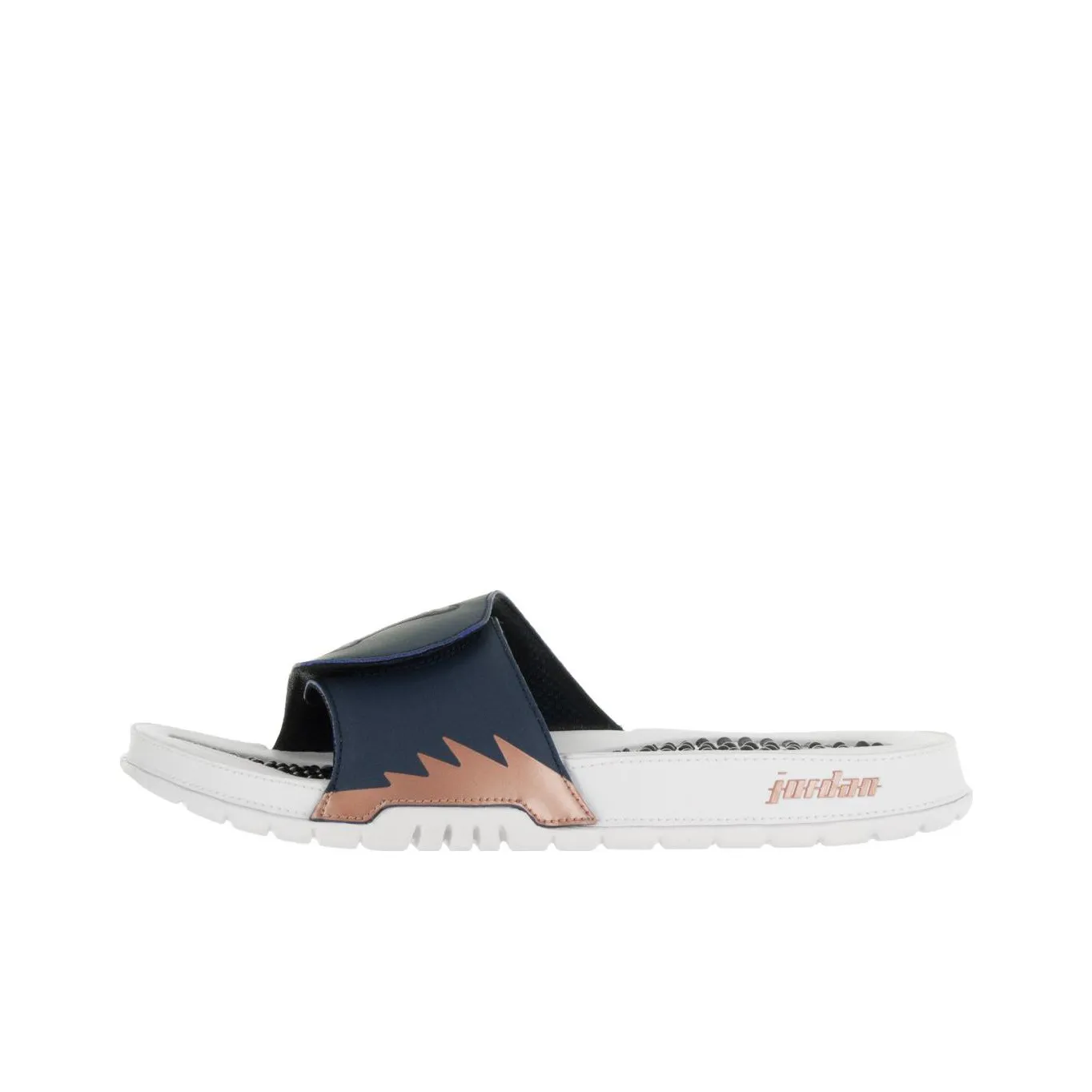 Air Jordan Hydro 5 Retro Slide 'Obsidian Metallic Red Bronze'