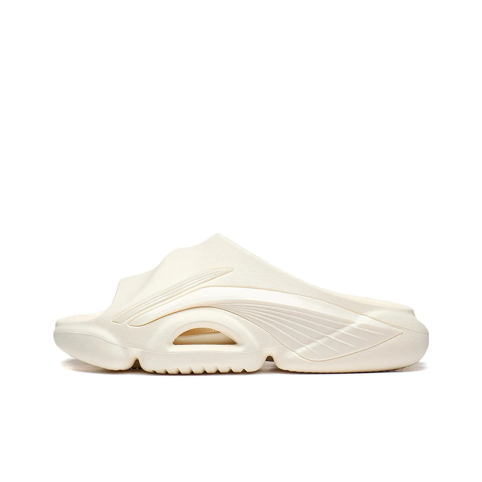 LINING BADFIVE Slide Тихий Слипоны Женские Ванильный Белый