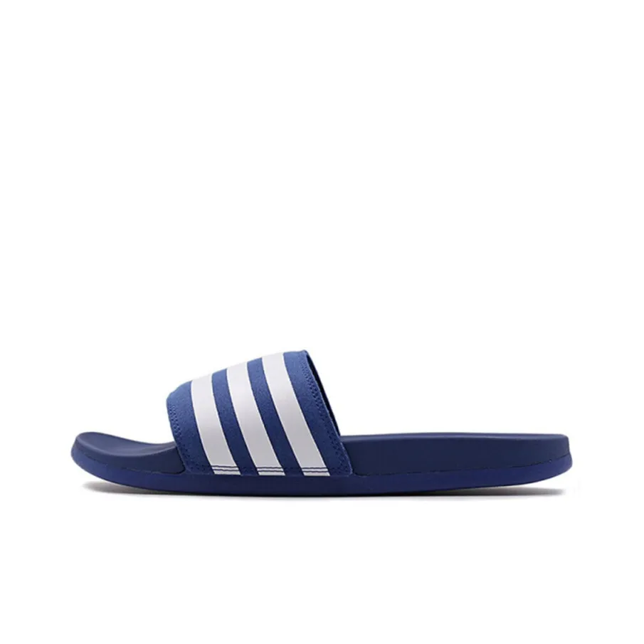 adidas Adilette Резиновая подошва Slip-resistant Слипоны Унисекс Синий Белый