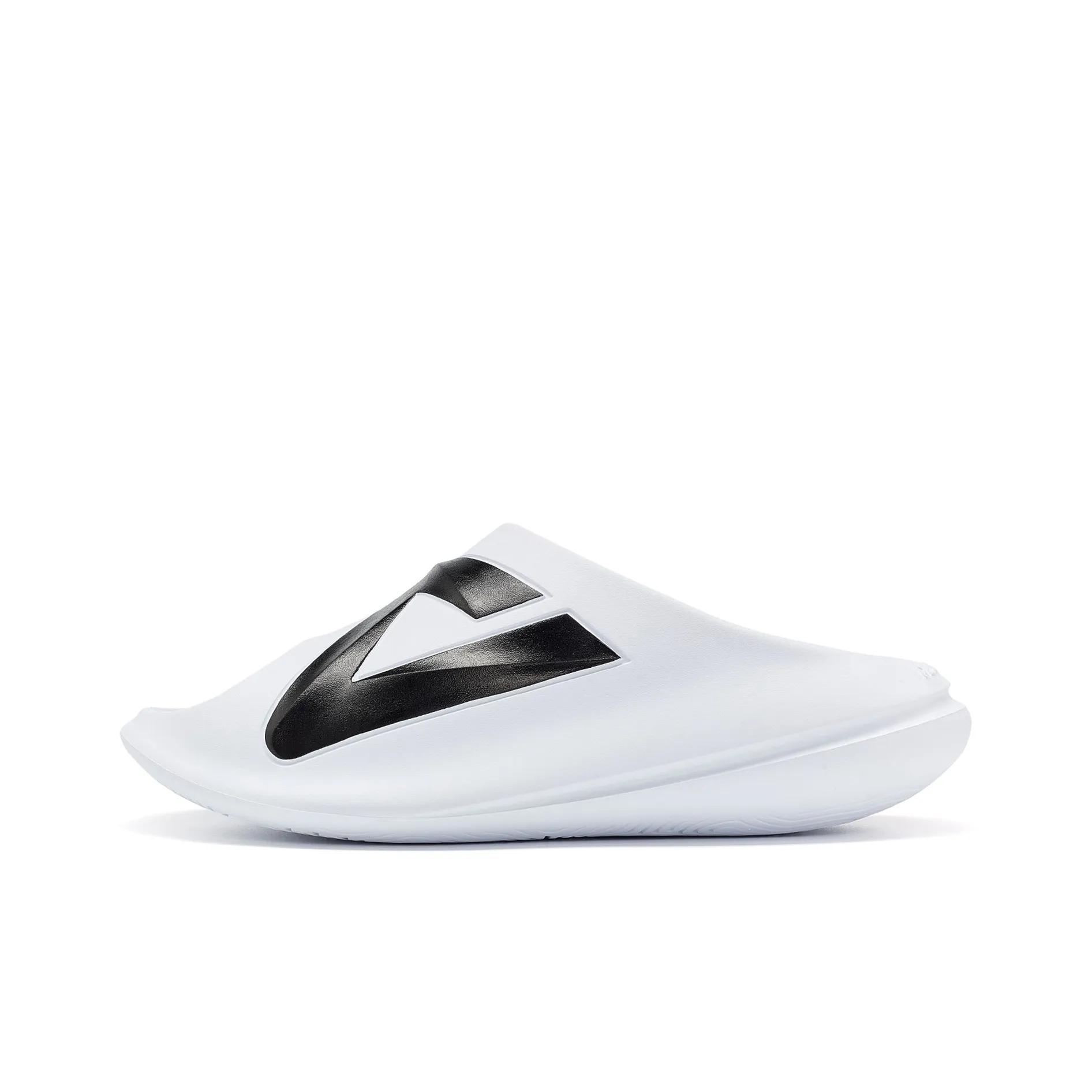 PEAK Very Small Fat Drag Slide Slippers Unisex All White Black