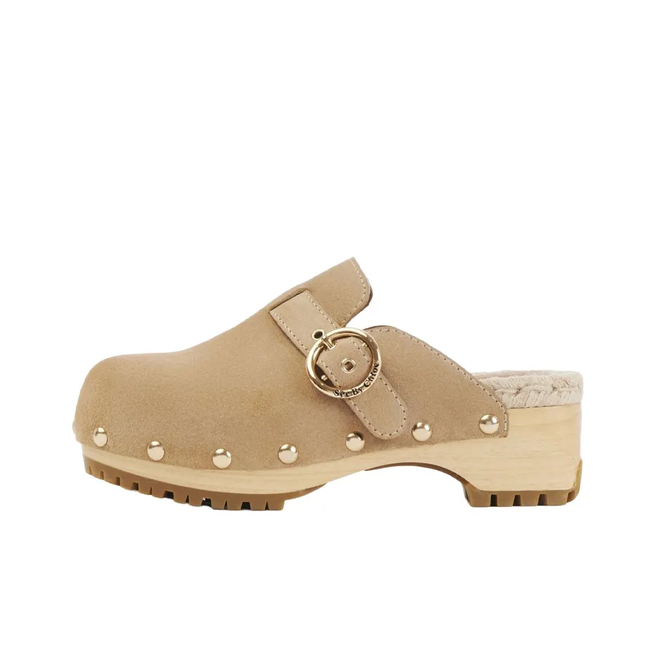 See By Chloe Closed Toe Slippers Women's Nude
