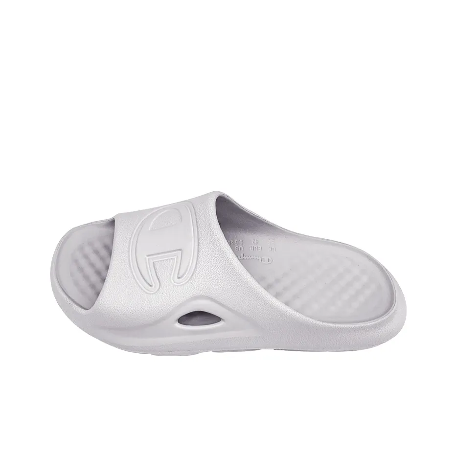 Champion Slide Slippers Unisex Solar Rock Gray