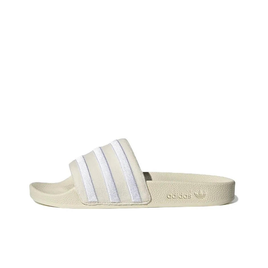 Adidas Originals Adilette Slides 'Wonder White' Women's