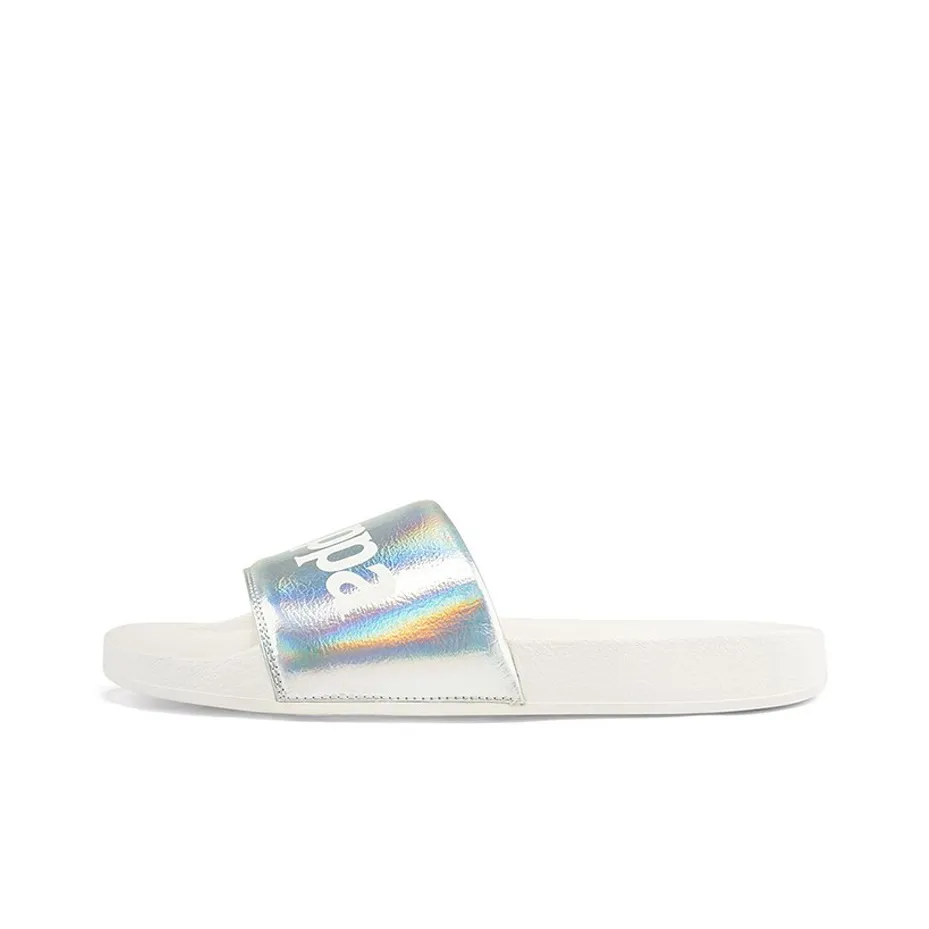 Kappa Casual Slippers Women's Silver Iridescent