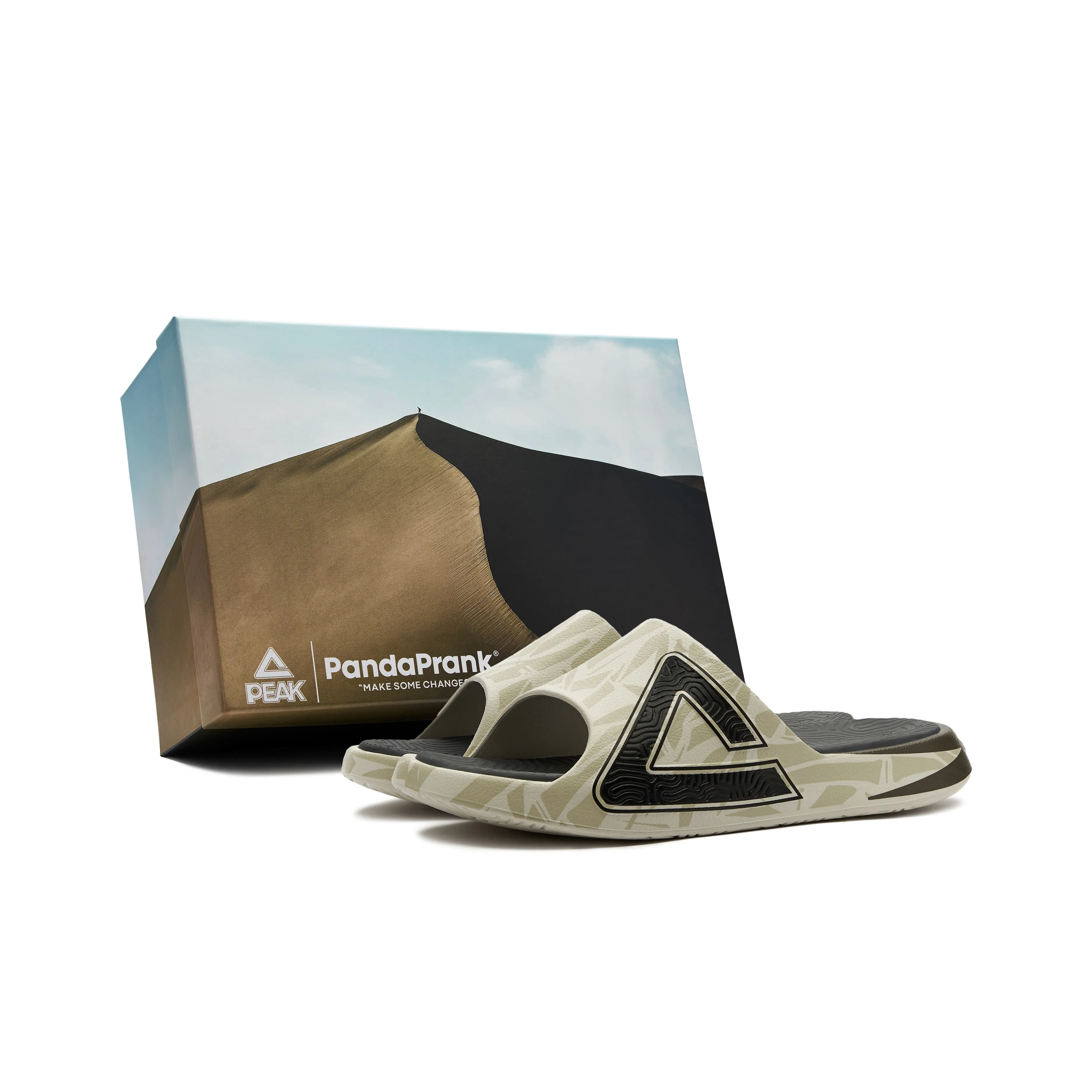 PEAK Quiet Slippers Unisex Light Khaki PEAK Тихие Слипоны Унисекс Light Хаки