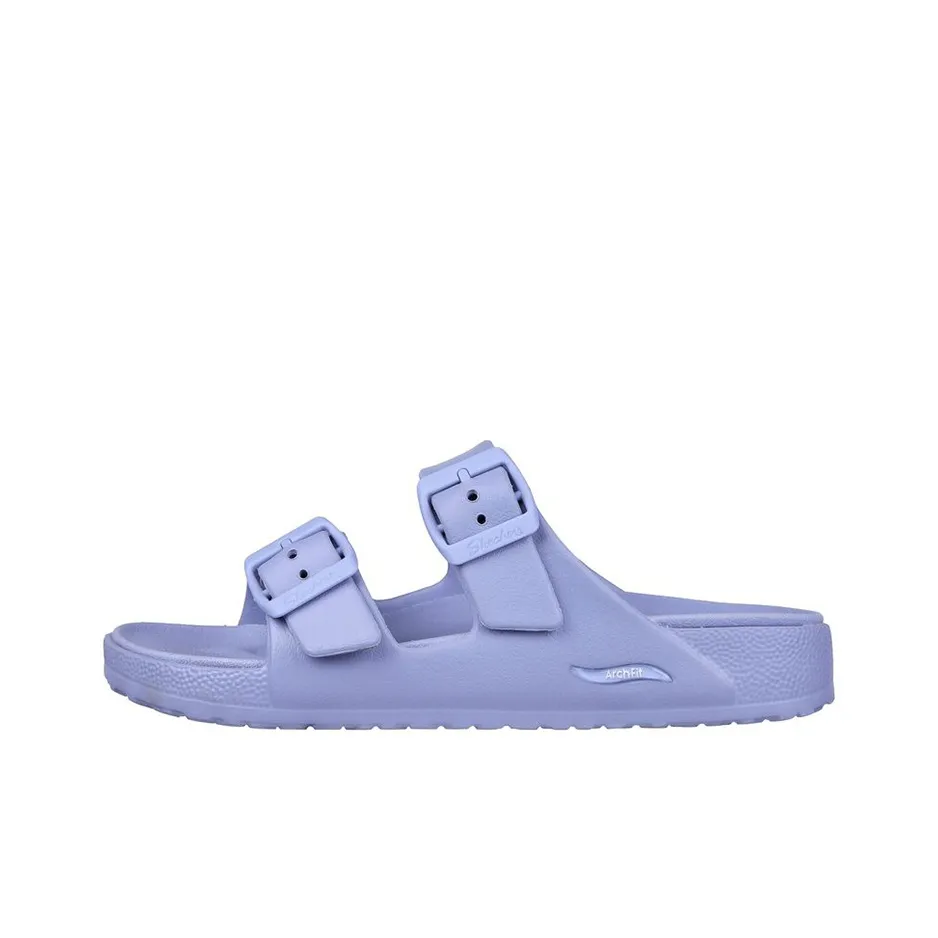 Skechers Foamies Rubber Sole Slide Slippers Women's White
