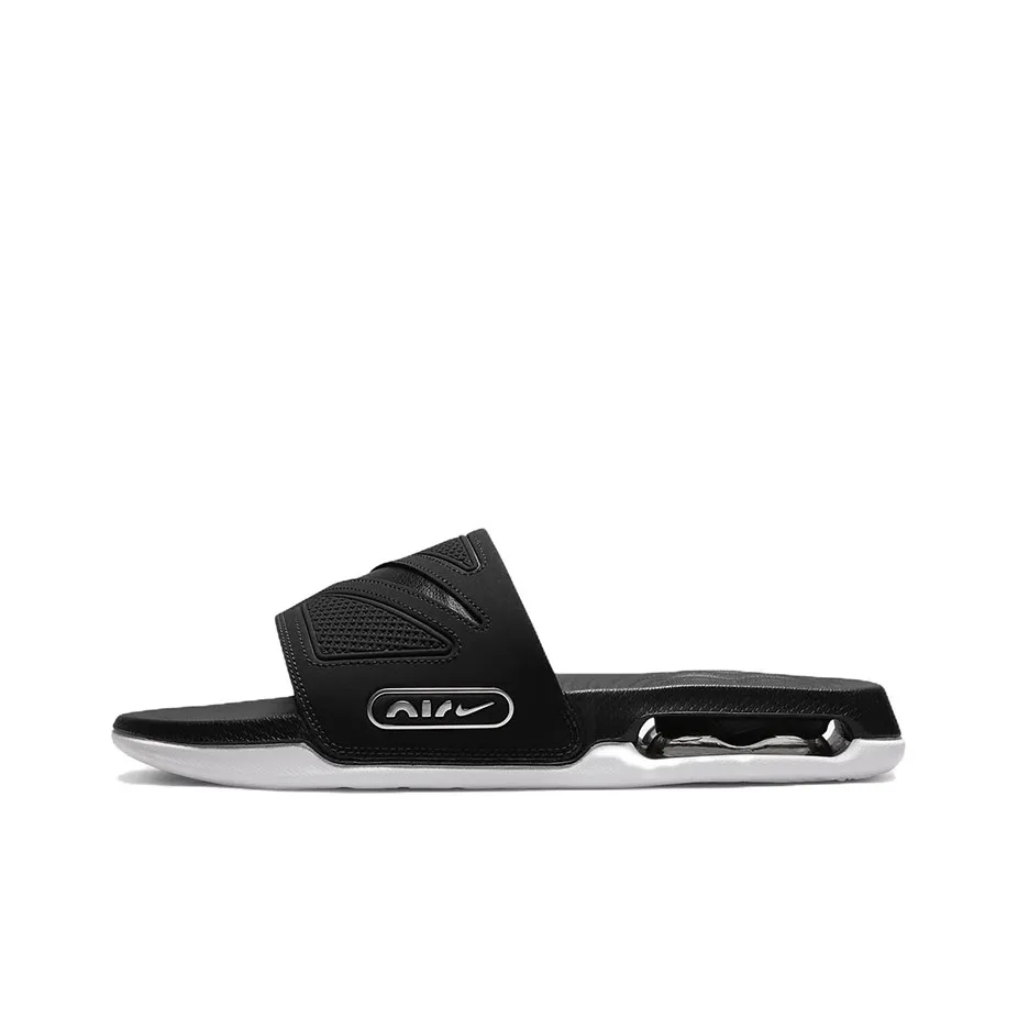 Nike Air Max Cirro Slide Black Metallic Silver