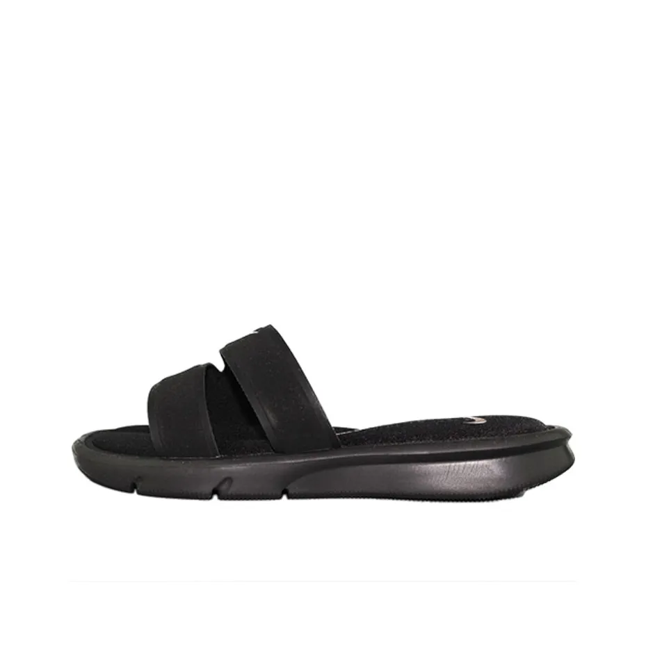 Nike Ultra Comfort Slide Black White Black Women's