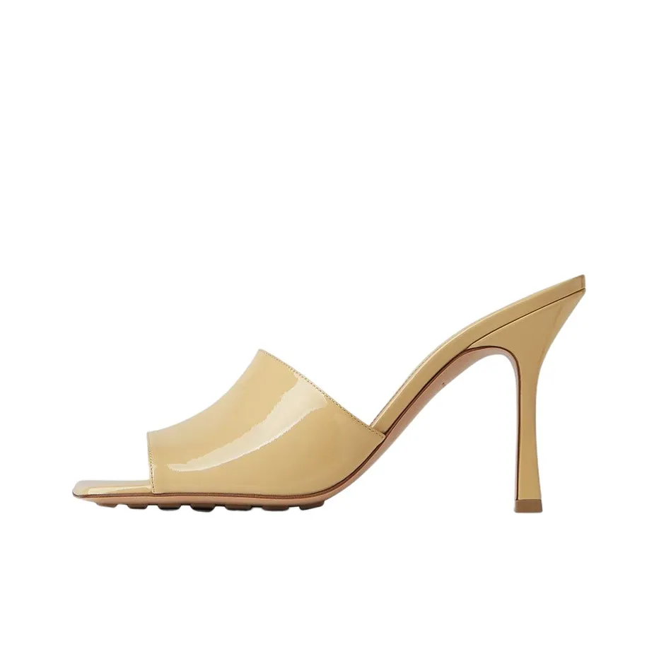 Bottega Veneta Stretch Slide Slippers Women's Beige