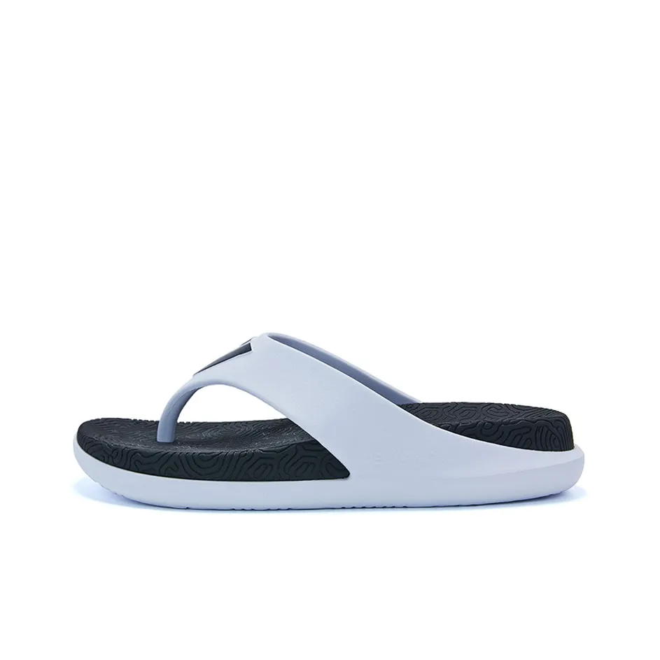 PEAK State Pole Quiet Flip Flops Men's White Black