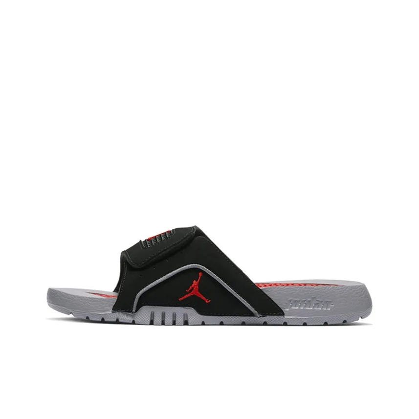 Jordan Hydro 4 Retro Slide GS 'Black Cement Grey'