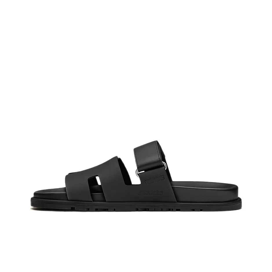 HERMES Chypre Odor Resistant Slide Slippers Women's Black